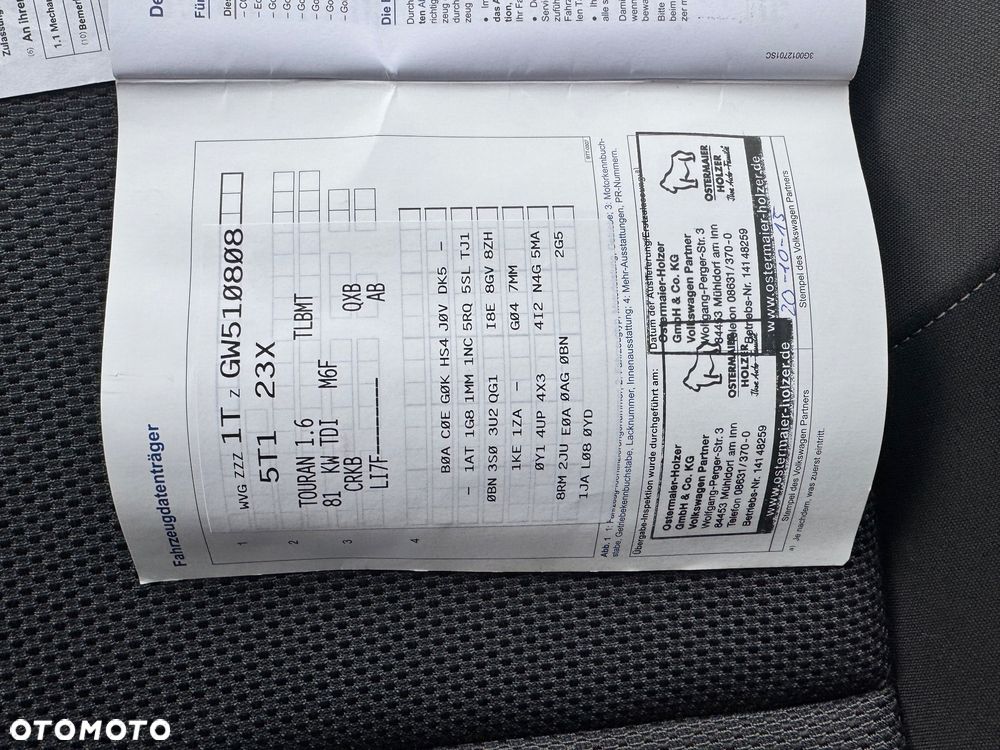 Volkswagen Touran 1.6 TDI SCR BlueMotion Technology Trendline - 14