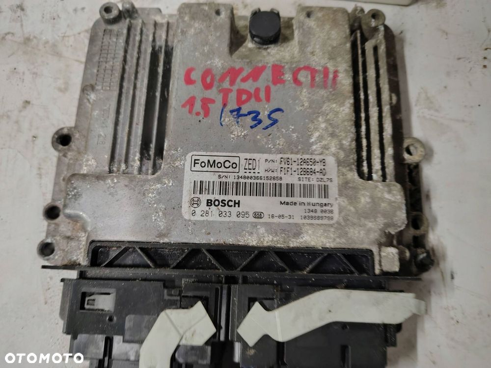 KOMPUTER STEROWNIK SILNIKA ZESTAW FV61-12A650-YB FORD TRANSIT CONNECT 2 MK2 - 2