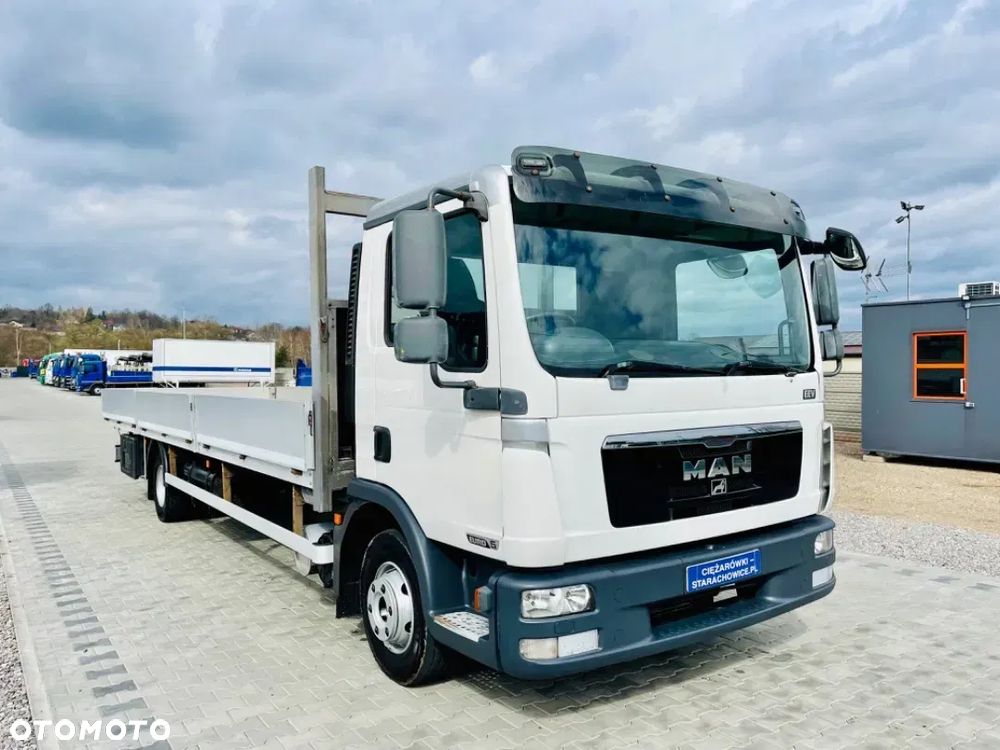 MAN TGL 12.250 TGM E5 skrzyniowy 820cm / platforma / laweta / pomoc drogowa / burtowy / automat / Anglik - 2
