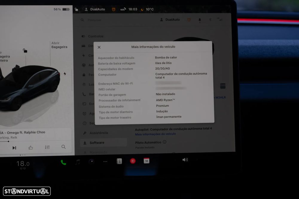 Tesla Model 3 Long Range Tração Integral Premium - 56