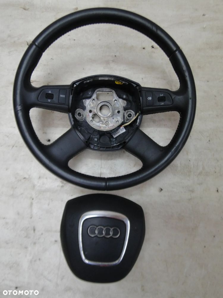 AUDI A6 C6 KIEROWNICA SKÓRZANA MULTIFUNKCJA PODUSZKA AIRBAG EUROPA - 2