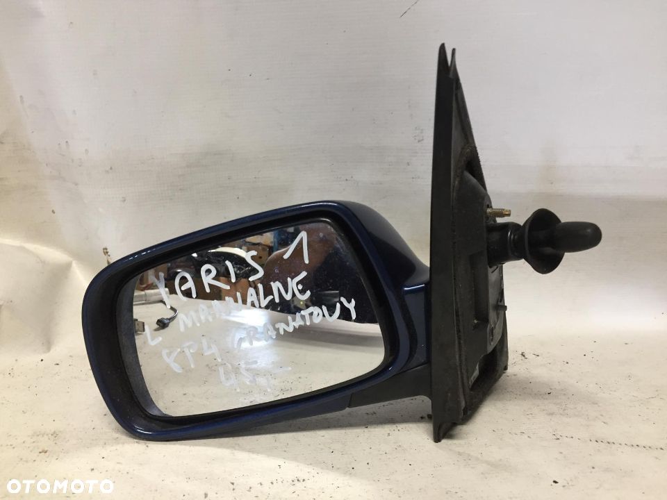 #LUSTERKO LEWE MANUALNE TOYOTA YARIS I 8P4 GRANATOWY