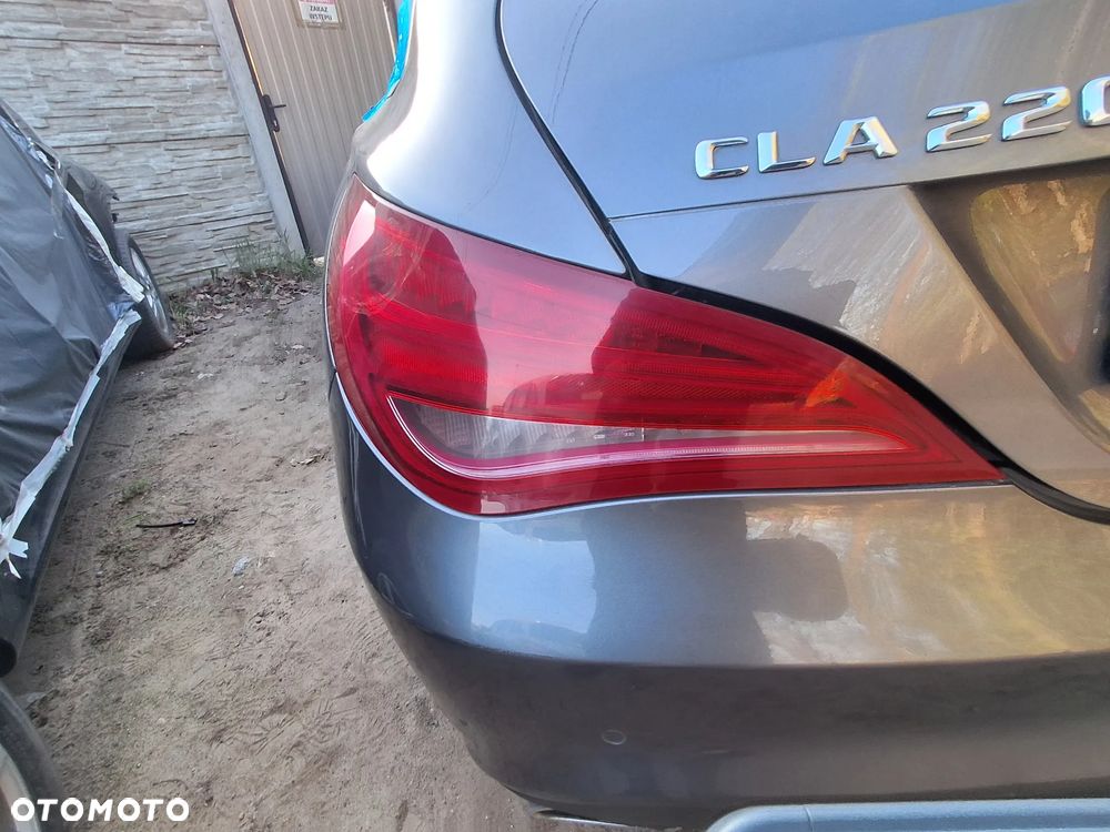 MERCEDES CLA KOMPLETNY TYŁ KOMBI W KOLOR 787 KLAPA ZDERZAK LAMPY LED STAN W KOLOR DO MONTAŻU 2016 ROK - 2