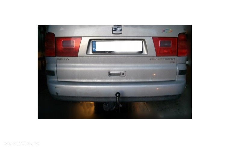 Nowy Kompletny Markowy Hak Holowniczy + Kula z Wiązką elektryczną 7 pin do Vw Volkswagen Sharan + Ford Galaxy + Seat Alhambra od 1995 do 2010 BEZ CIĘCIA ZDERZAKA - 14