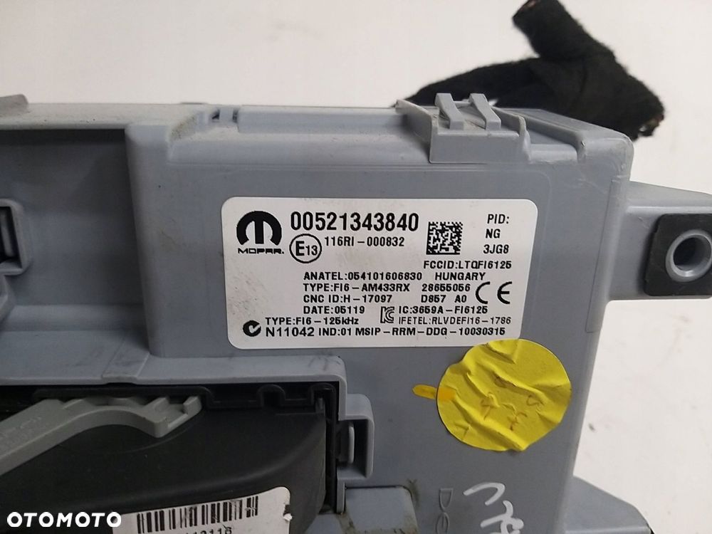 fiat doblo ii lift combo d skrzynka bezpieczników moduł bsi 00521343840 - 3