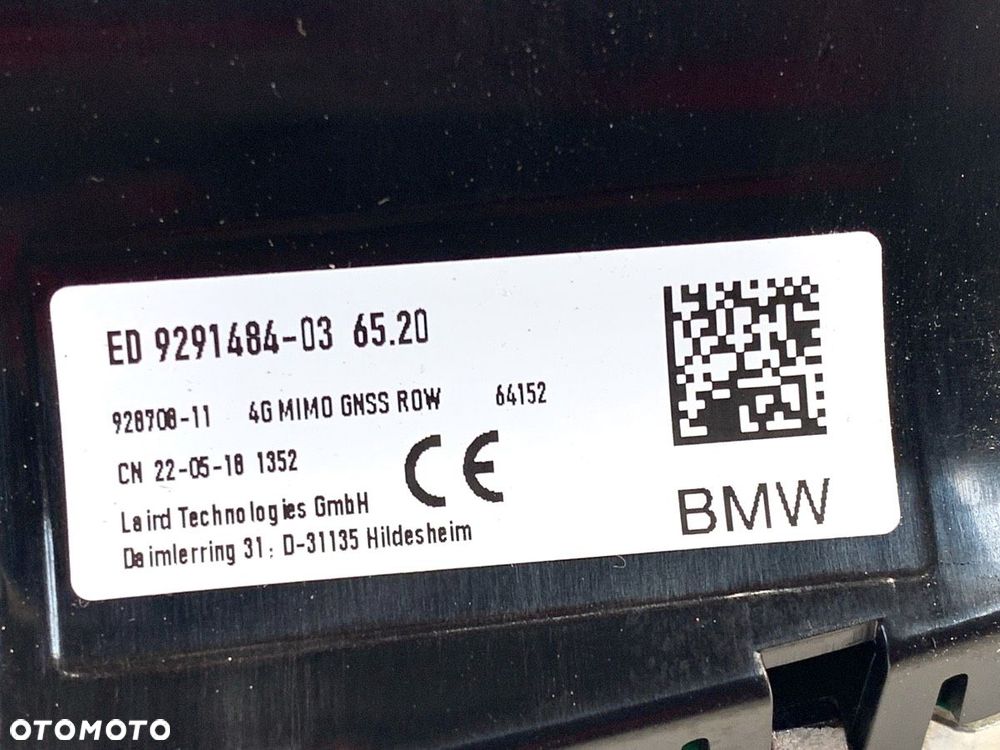 ANTENA  BMW X1 (F48) 2014 - 2022 sDrive 18 i 103 kW [140 KM] benzyna 2017 - 2022 9227775 9291484 - 5
