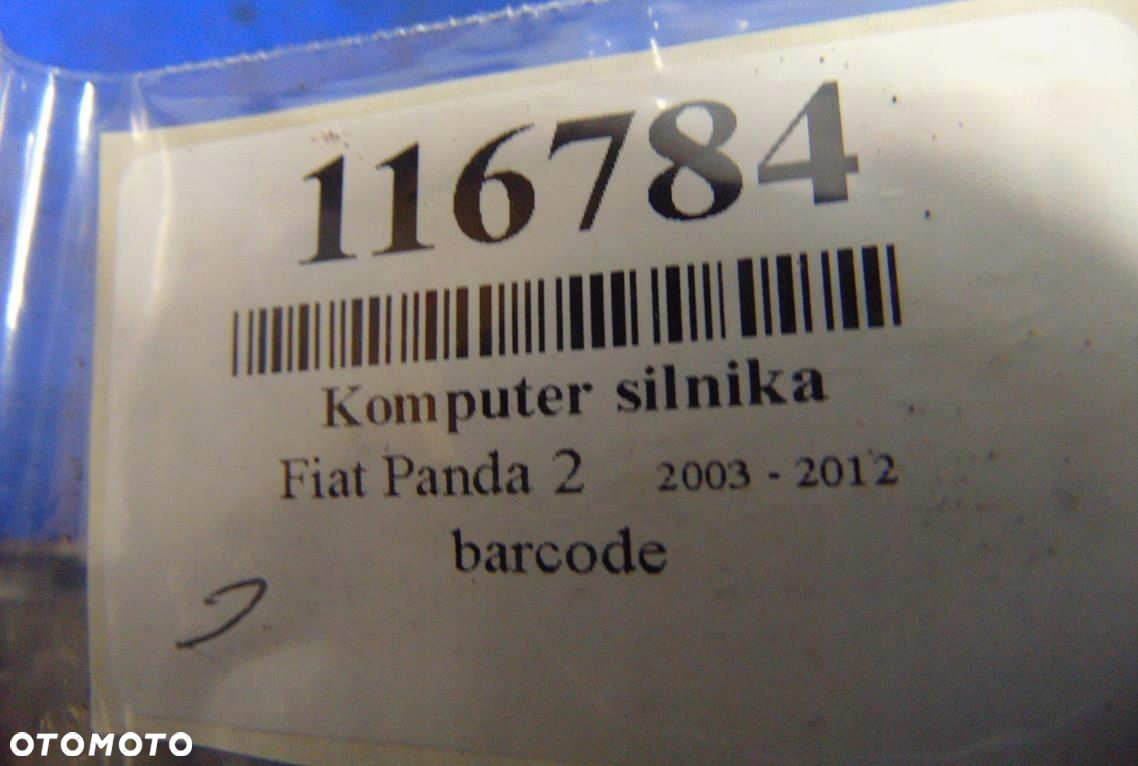 FIAT PANDA 2 1.2 8V KOMPUTER SILNIKA 51903154 - 6