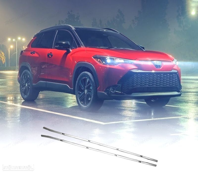 BARRAS DE TEJADILHO TOYOTA COROLLA CROSS 22- PRATA - 1