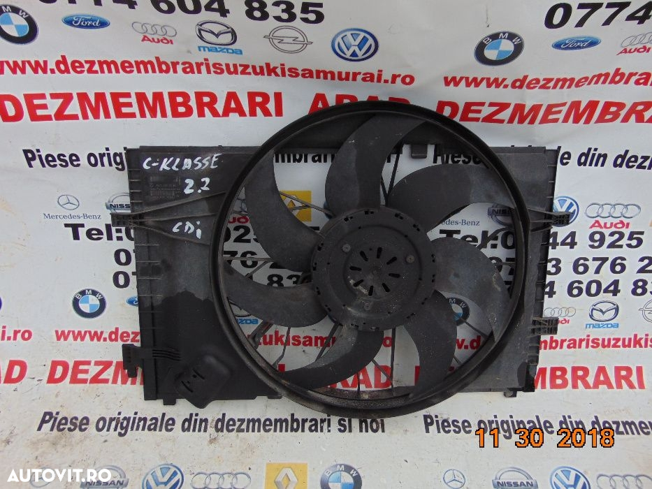 Ventilator Mercedes C Class 2001-2007 2.2CDI W203 electroventilator - 2