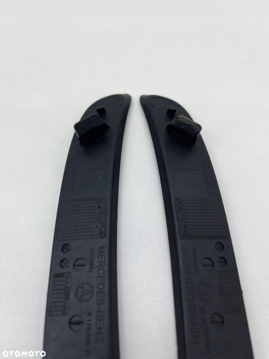 MERCEDES W176 KRATKA ZASŁEPKA ZDERZAKA TYŁ KOMPLET A1768850153 - 4