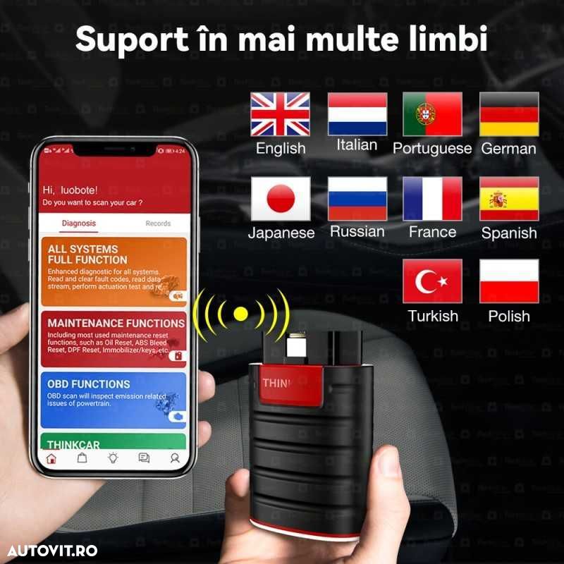 Tester auto Diagnoza auto Profesionala conectare OBD2 LAUNCH ThinkDIAG - 8
