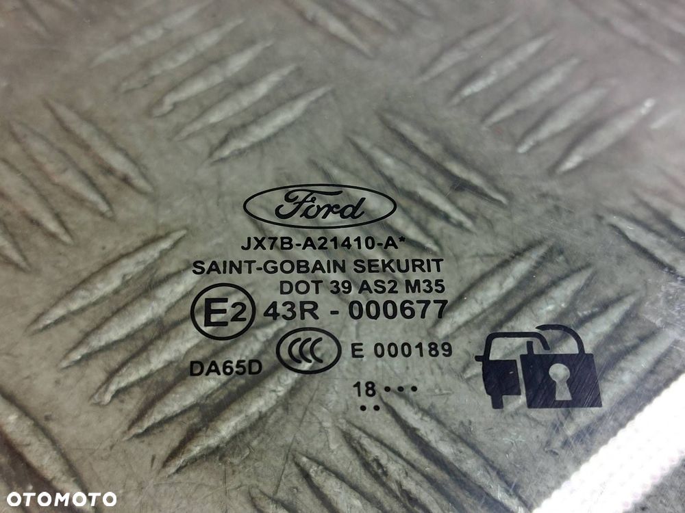 SZYBA DRZWI PRAWY PRZÓD FORD FOCUS MK4 JX7B-A21410-A 2018R - 2