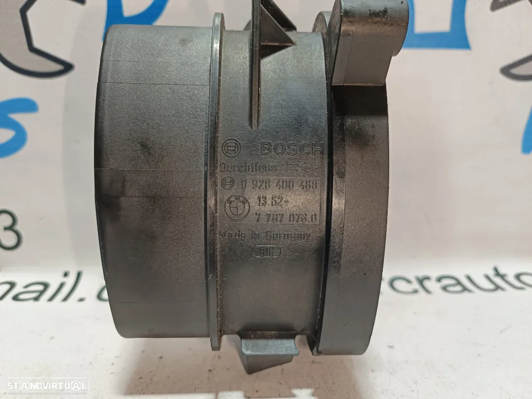 MEDIDOR SENSOR MASSA AR BMW SERIE 5 E39 530D 24V 184CV M57D30 306D1 13627787076 7787076 0928400468 X5 E53 SERIE 3 E46 SERIE 7 E38 - 2