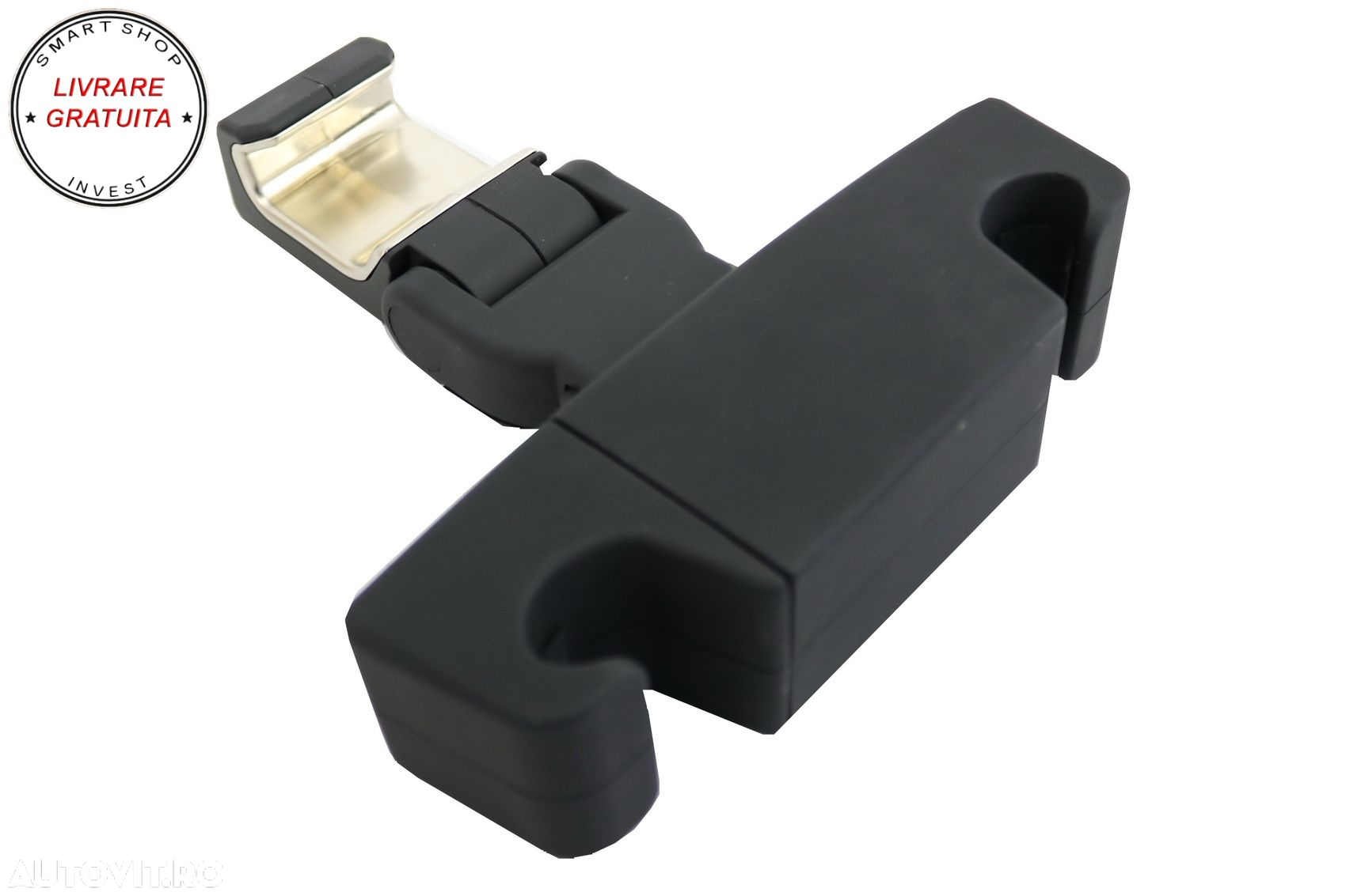 Suport auto tetiera multifunctional cumparaturi, tableta sau telefon Negru- livrare gratuita - 7