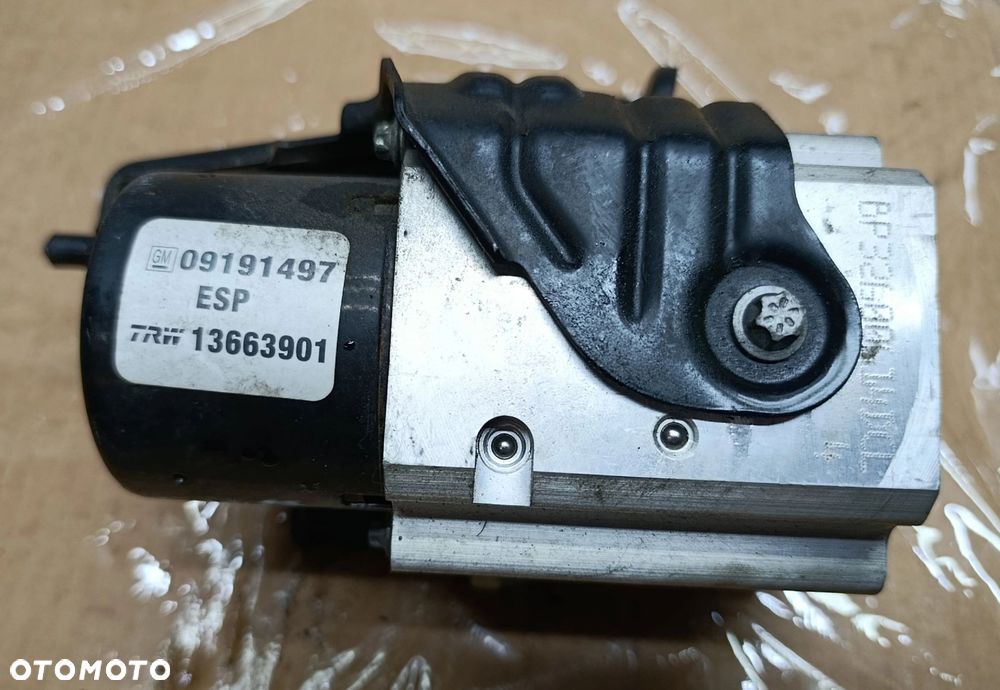 Vectra C pompa ABS ESP 2,2 16V benzyna Opel 09191497, 13663901, BP32600614DCL4 - 1