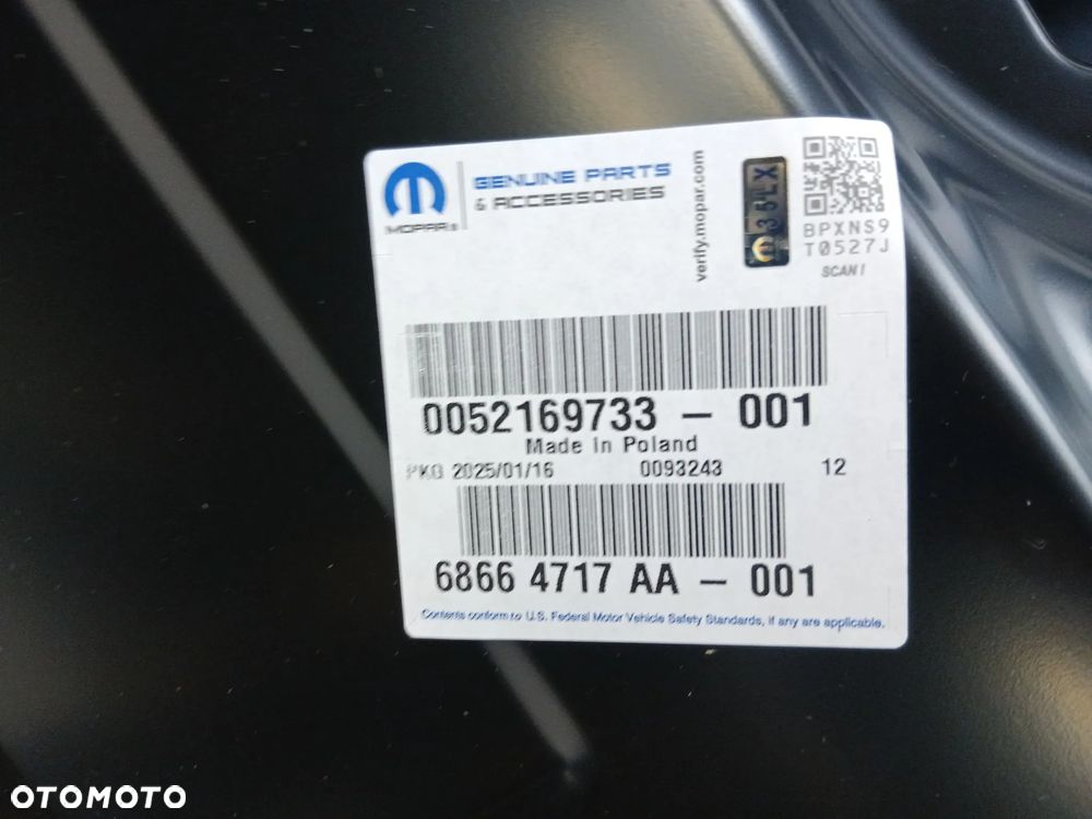 Maska pokrywa silnika Jeep Avenger NOWA OE - 5