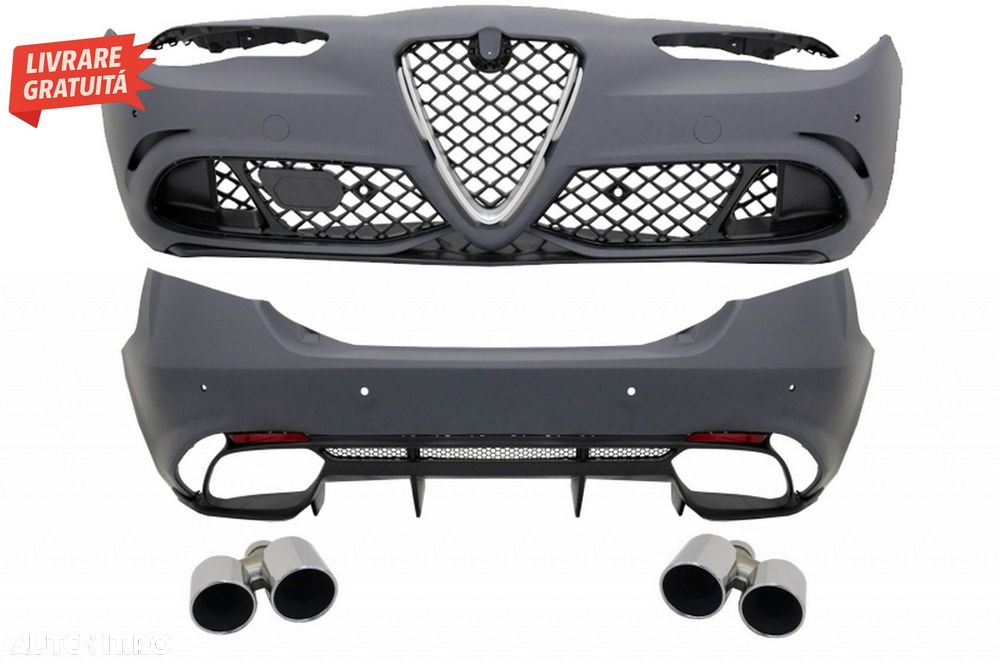 Pachet Exterior Alfa Romeo Giulia 952 Q4 (2016-Up) Quadrifoglio Racing Design- livrare gratuita - 1