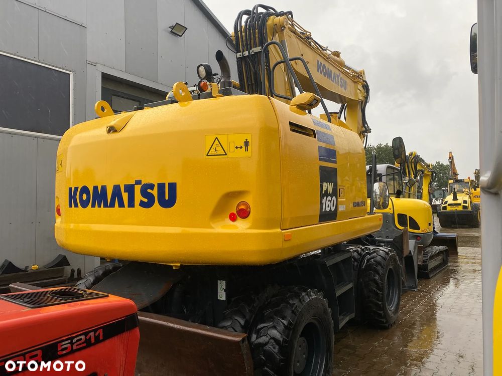 Komatsu PW160-10, 2018 ROK, PODPORY + PŁUG, DŁUŻSZY ZASIĘG, - 4