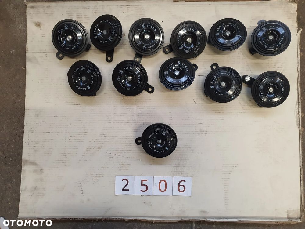 Klakson, sygnał dźwiękowy  6 szt. 24V 50F V033026  0020048 - 4