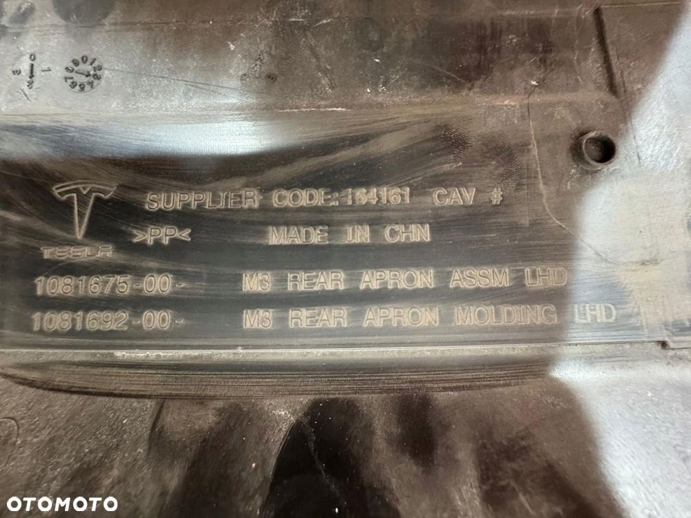 TESLA 3 OSŁONA MASKOWNICA WANNY PRZÓD 1081675-00 ORYGINAŁ - 3