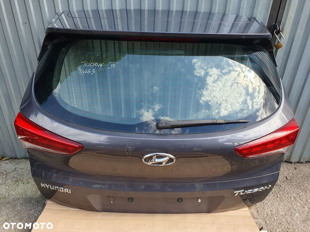 HYUNDAI TUCSON III KLAPA BAGAŻNIKA TYŁ TYLNA WG3 KOMPLETNA KAMERA I LAMPY - 1