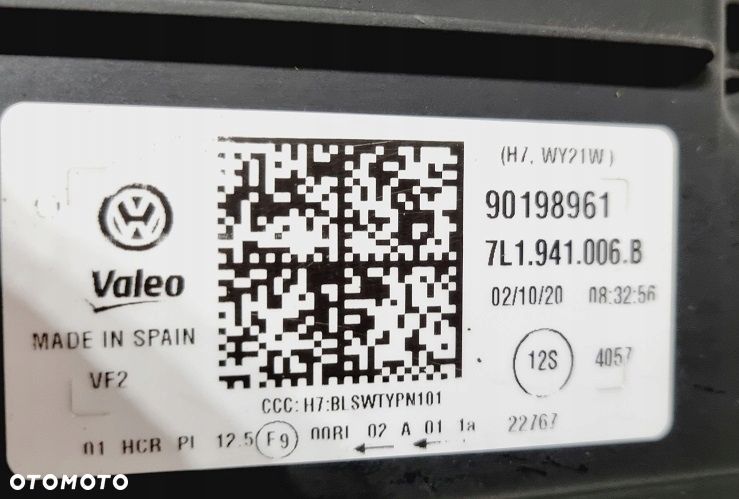 REFLEKTOR PRAWY LAMPA VW TRANSPORTER T6 T6.1 19- EUROPA - 3