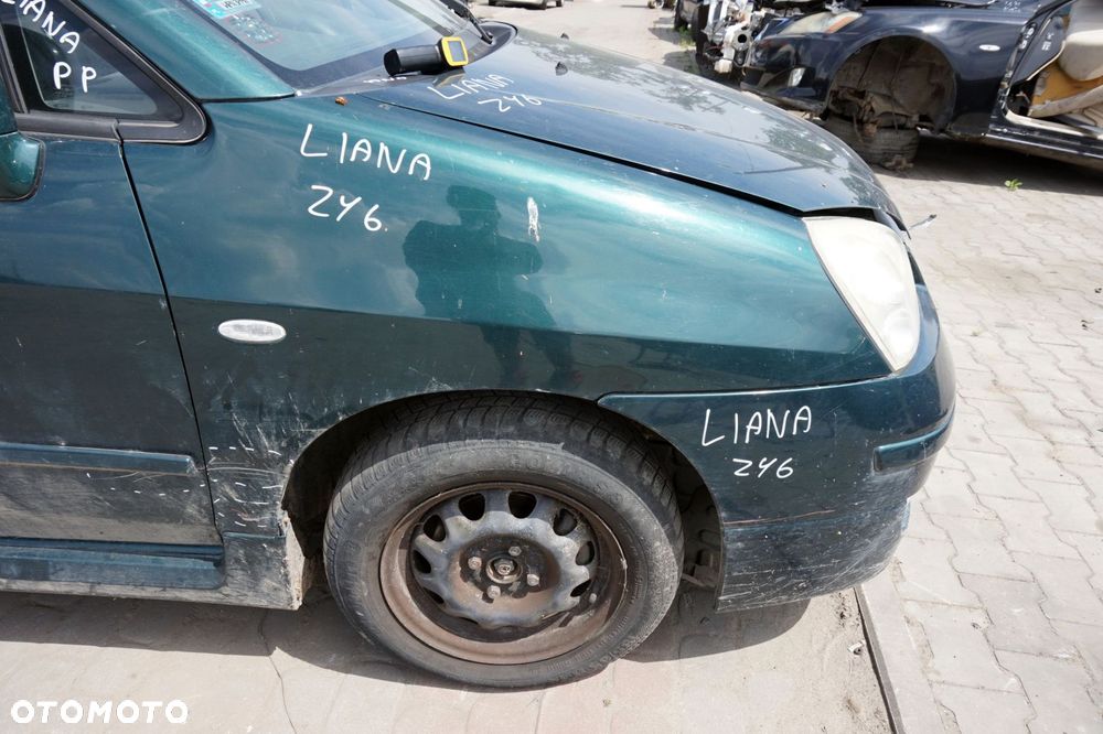 MASKA ZDERZAK BŁOTNIKI LAMPY LIANA  ZY6  SUZUKI 2001-2010 ZIELONY PRZÓD KOMPLETNY - 7