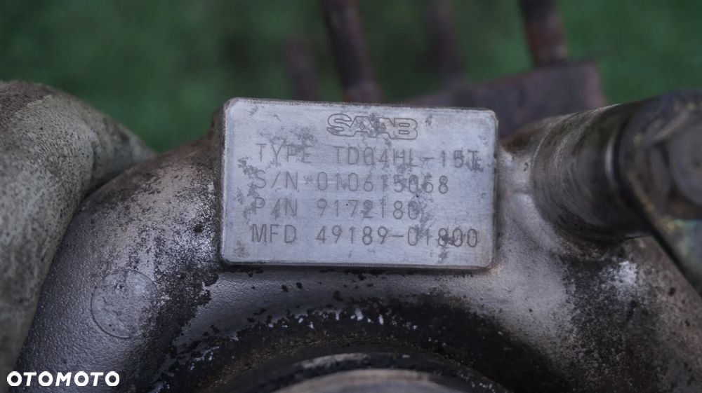 Saab 9-5 2.3 turbo 250 KM  AERO B235R turbosprezarka TD04HL-15T 9172180 - 4