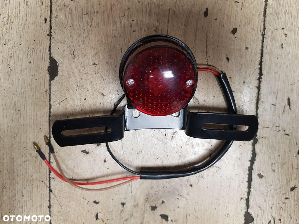 Lampa tył uchwyt tablicy Harley Cafe Racer Bobber Chopper Drag - 7