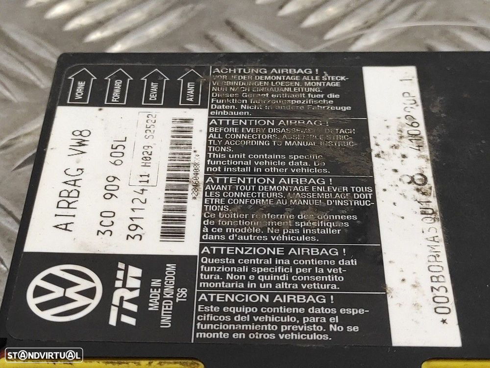 CENTRALINA AIRBAG SEAT LEON 2006 -3C0909605L - 2