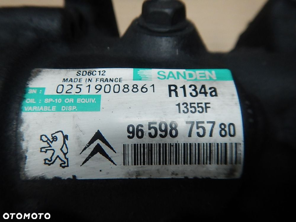 sprezarka klimatyzacji peugeot citroen 1.6 hdi 9659875780 - 5