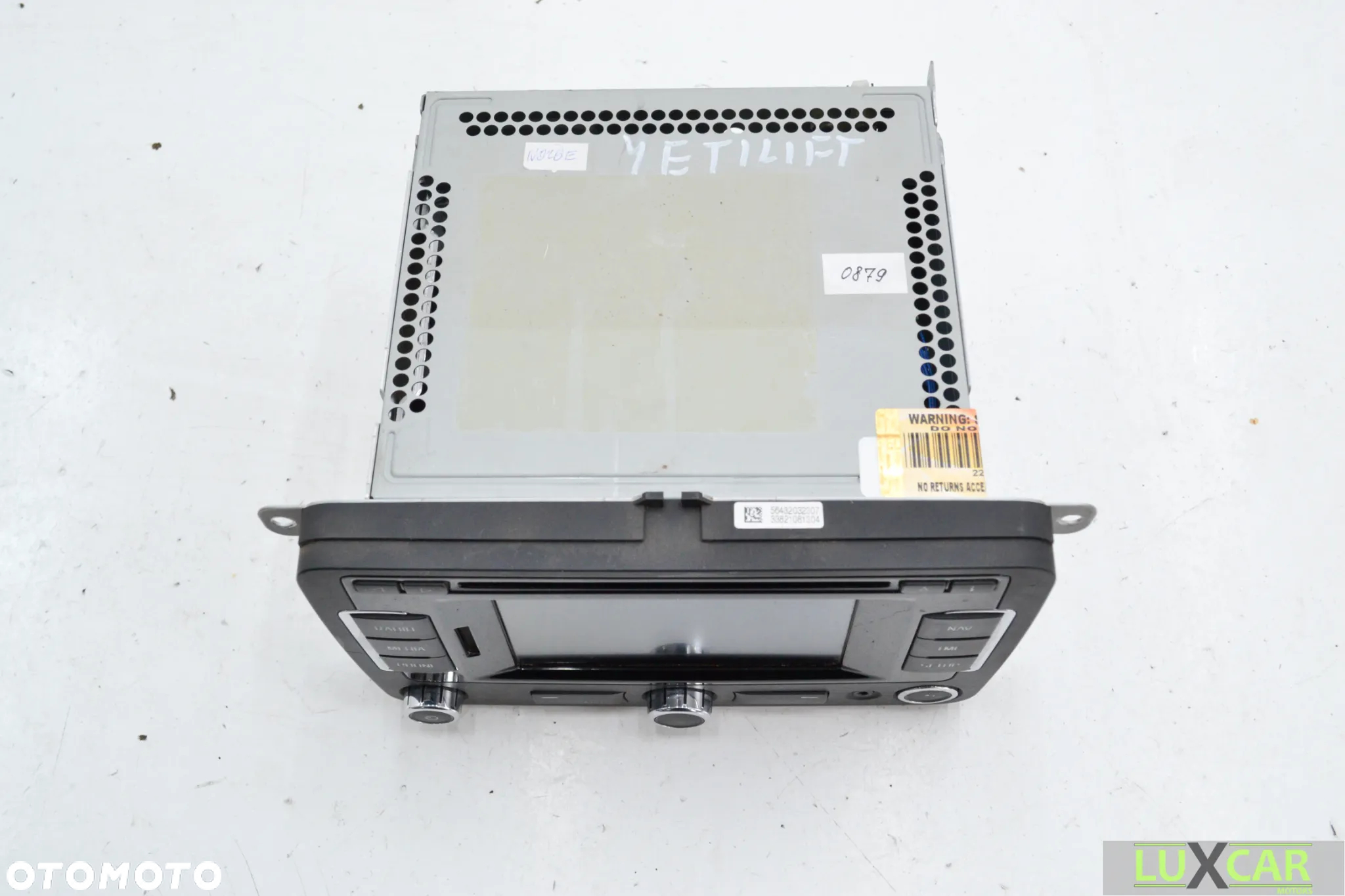 SKODA YETI LIFT ORYGINALNE RADIO NAWIGACJA ODTWARZACZ MP3 NAVI MMI 3T0035192N GORLICE - 3