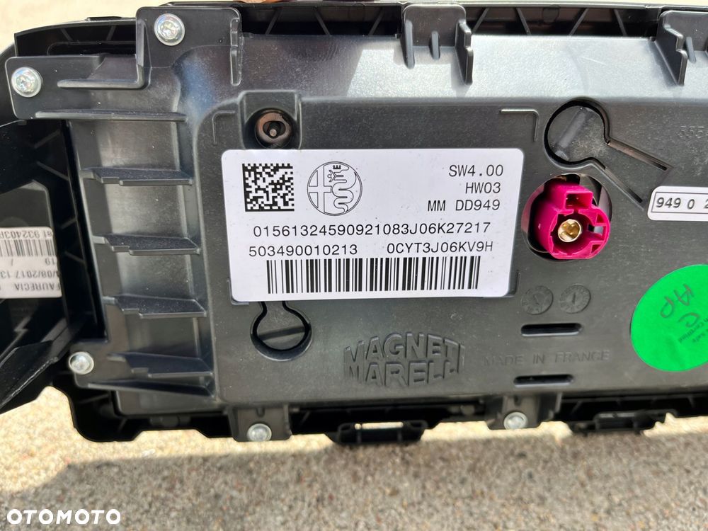 Nawigacja Ekran Alfa Stelvio 5554900104 50552421 - 3