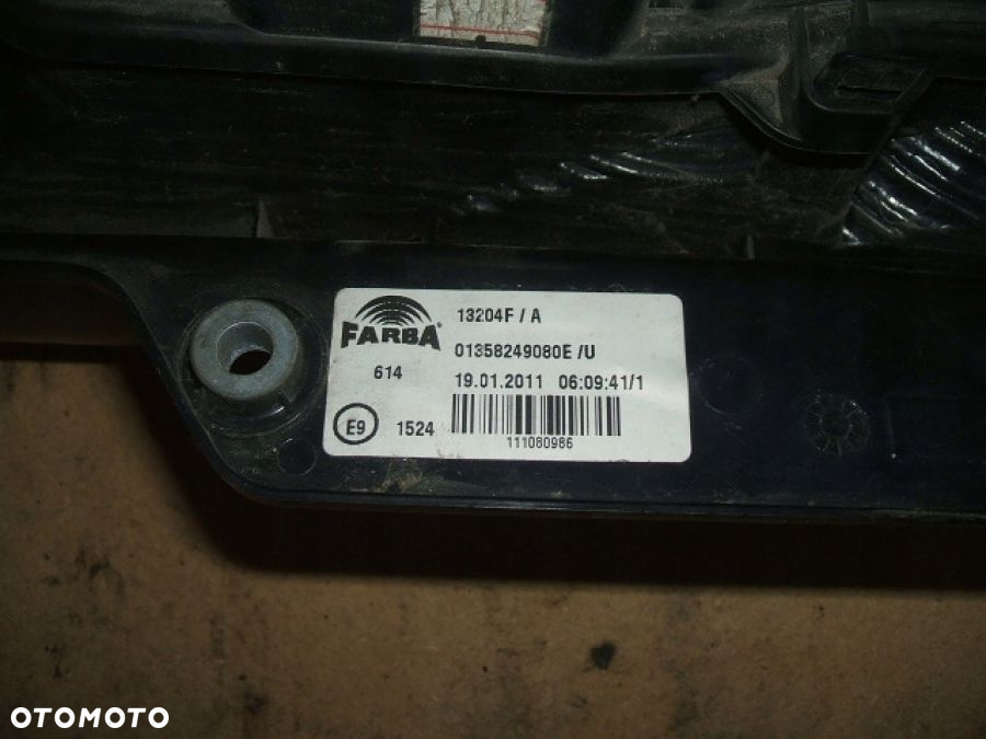 FIORINO QUBO NEMO BIPPER LAMPA TYŁ TYLNA prawa lewa + WKŁAD LAMPY - CAŁA - 6