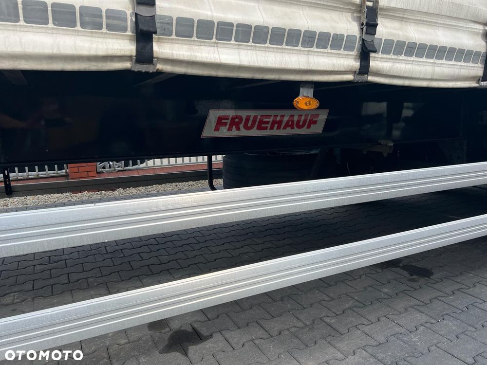 Fruehauf 2016 firanka plandeka mocna podłoga deska szyna bogato wyposażona wron-pol - 8
