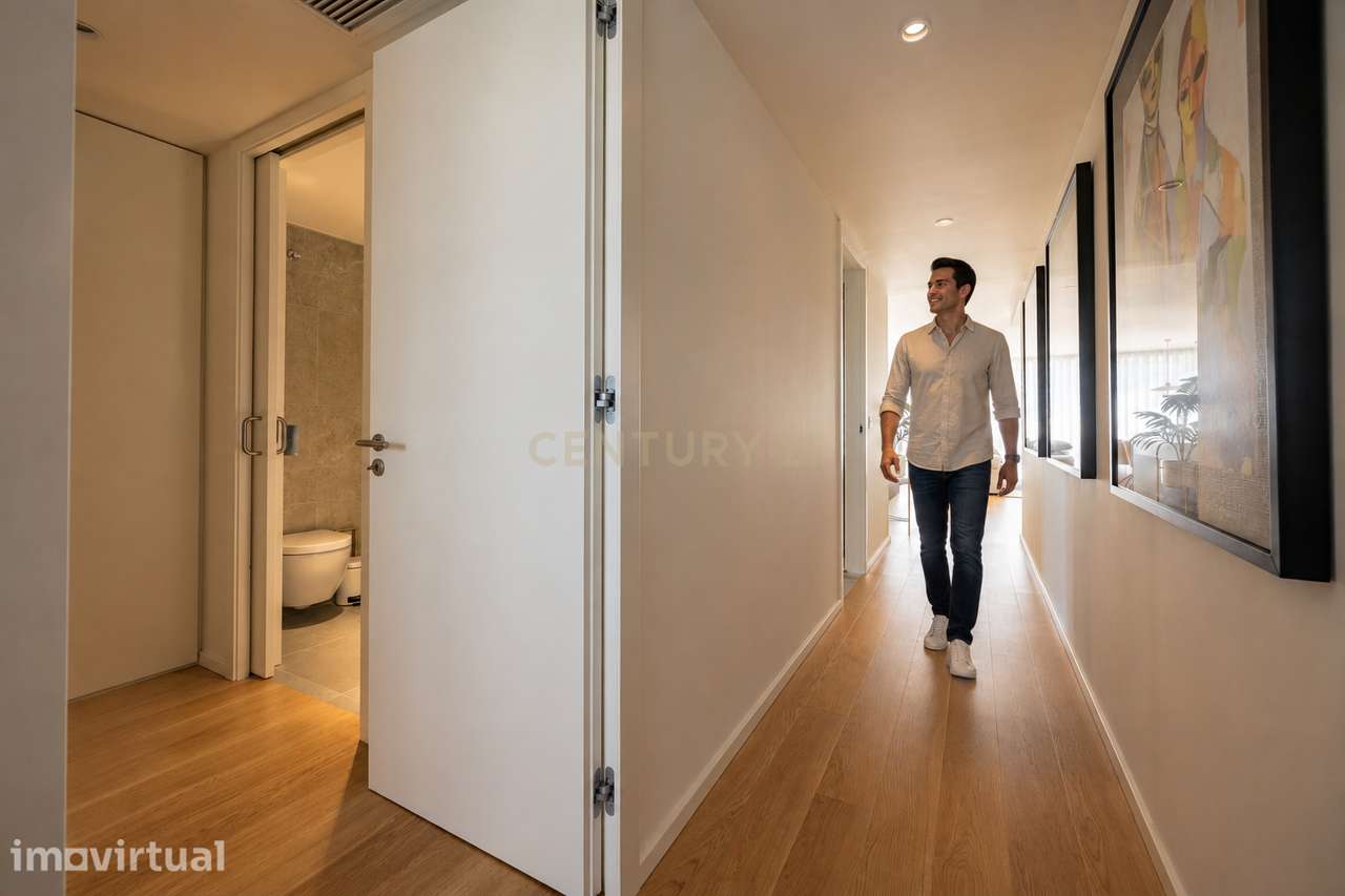 APARTAMENTO DE LUXO T3 FARO COM TERRAÇO, 2 LUGARES GARAGEM E ARRECADAÇ - Grande imagem: 3/17