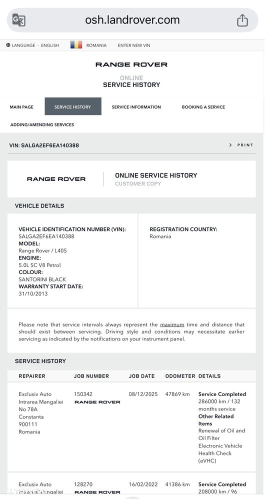 Land Rover Range Rover 5.0 I S/C Autobiography Black - 31