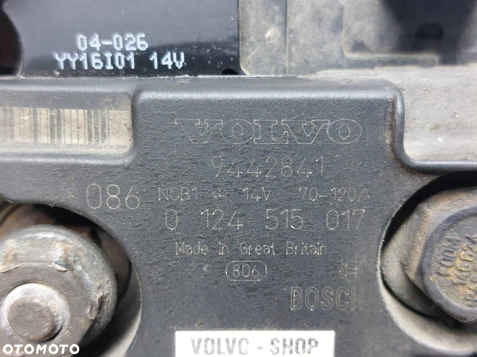 ALTERNATOR VOLVO S80 I 2.9 24V 9442841 0124515017 - 6
