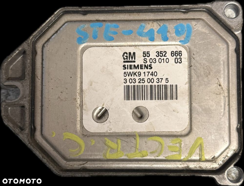 Sterownik Silnika ECU Komputer Opel 55352666 - 1