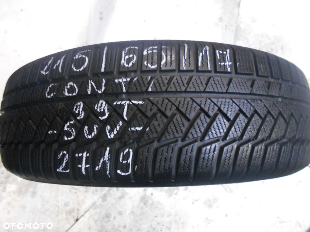 OPONA POJEDYNKA  215/65R17 CONTINENTAL WINTER CONTACT TS 850P SUV DOT 2719 7.8MM - 1