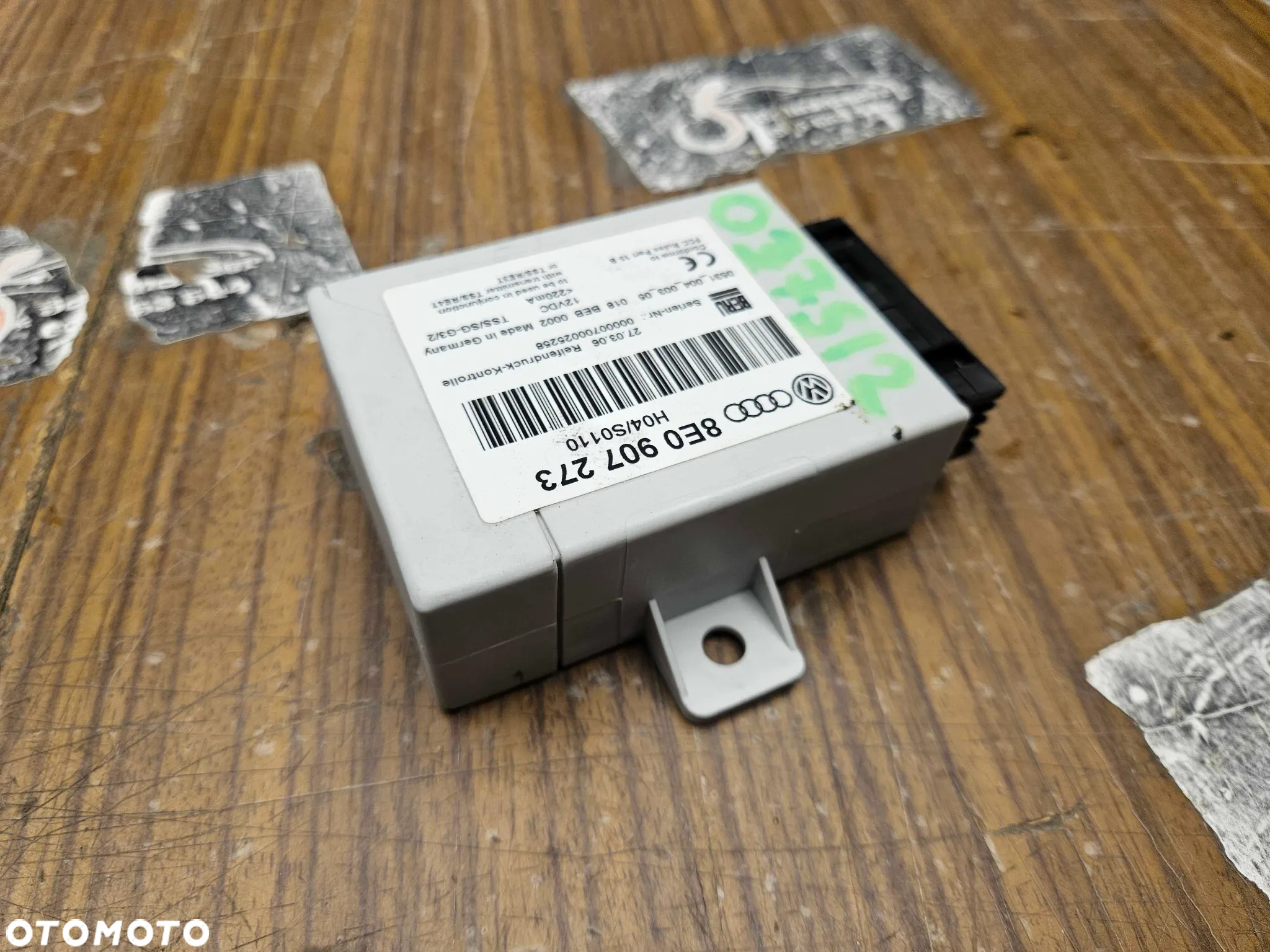 Moduł 8E0907273 Sterownik Komputer Czujnik Powietrza Cisnienia Opon Kol Audi A4 B7 - 6
