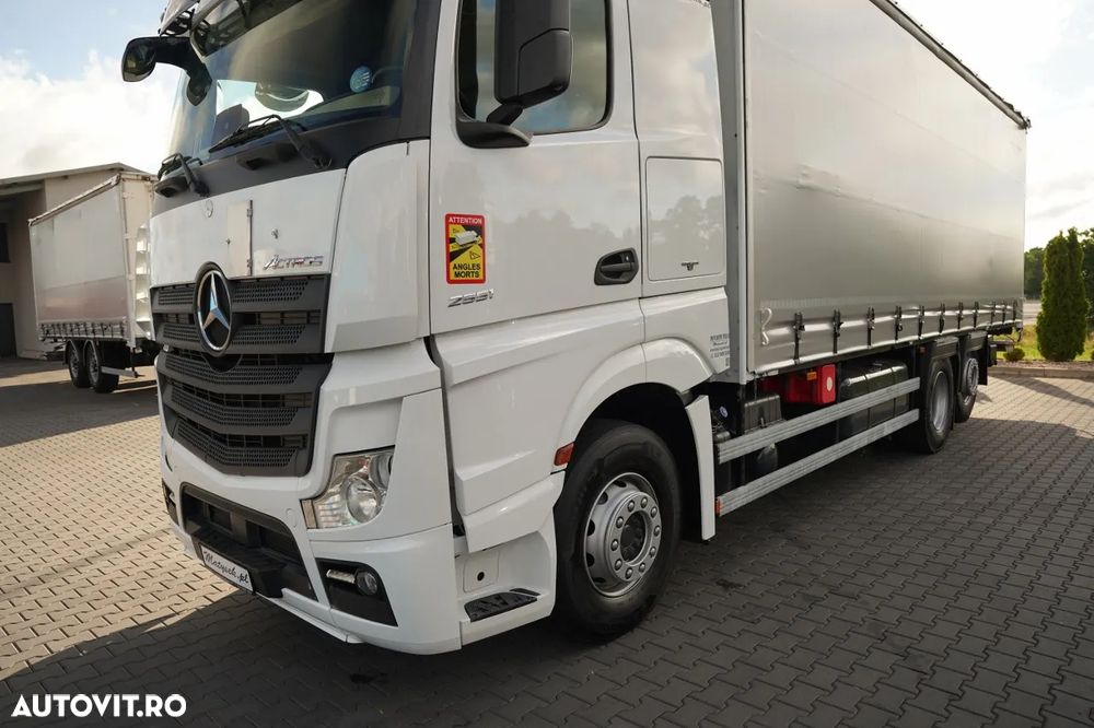 Mercedes-Benz ACTROS 2551 / 6X2 CORTINĂ / RIDICATIVĂ / PUNTE RIDICATIVĂ / DIRECȚIE / PODEA REZISTENTĂ - 8