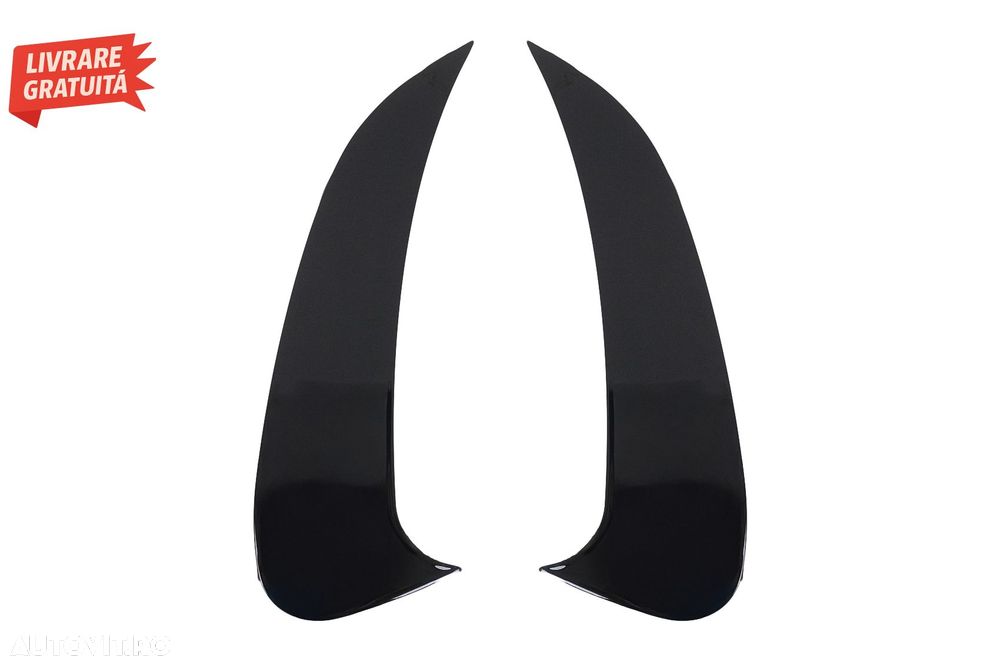 Ornamente bara spate flapsuri Mercedes C Class W206 Sport Line (2021-Up) Negru Luc- livrare gratuita - 2