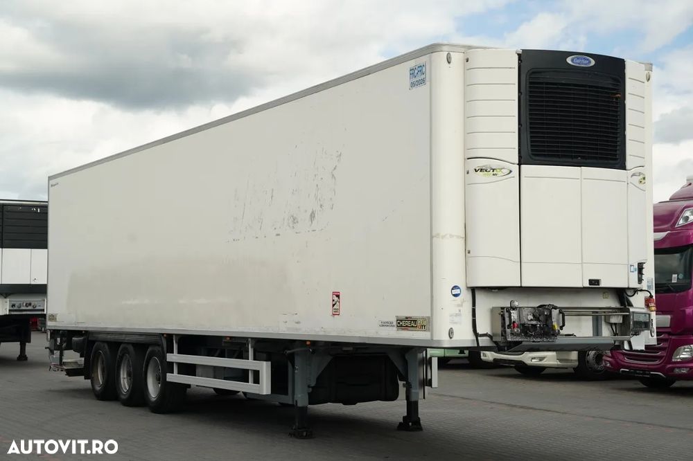 Chereau / REFRIGERAT / TRANSPORT VECTOR 1950 MT / MULTIMEMBRE / AXĂ RIDICATĂ / RIDICARE 2.500 KG / OBLOANĂ - 8