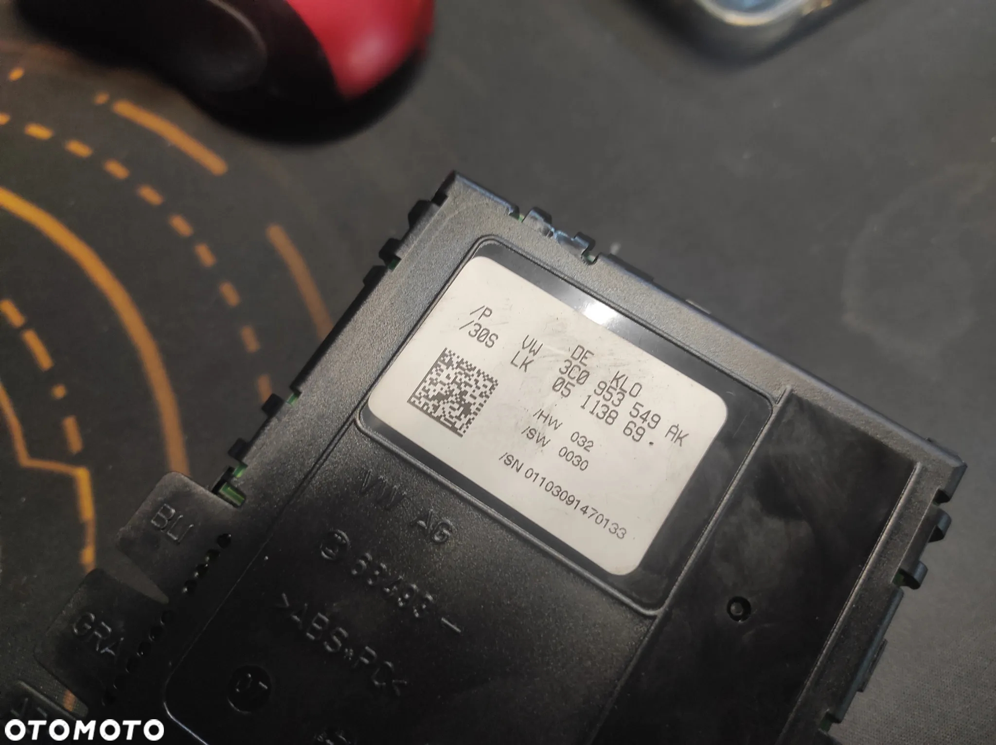 MODUŁ STEROWNIK CZUJNIK KĄTA SKRĘTU 3C0953549AK VW PASSAT B6 CC SPRAWNY WYSYŁKA !!!!! - 2