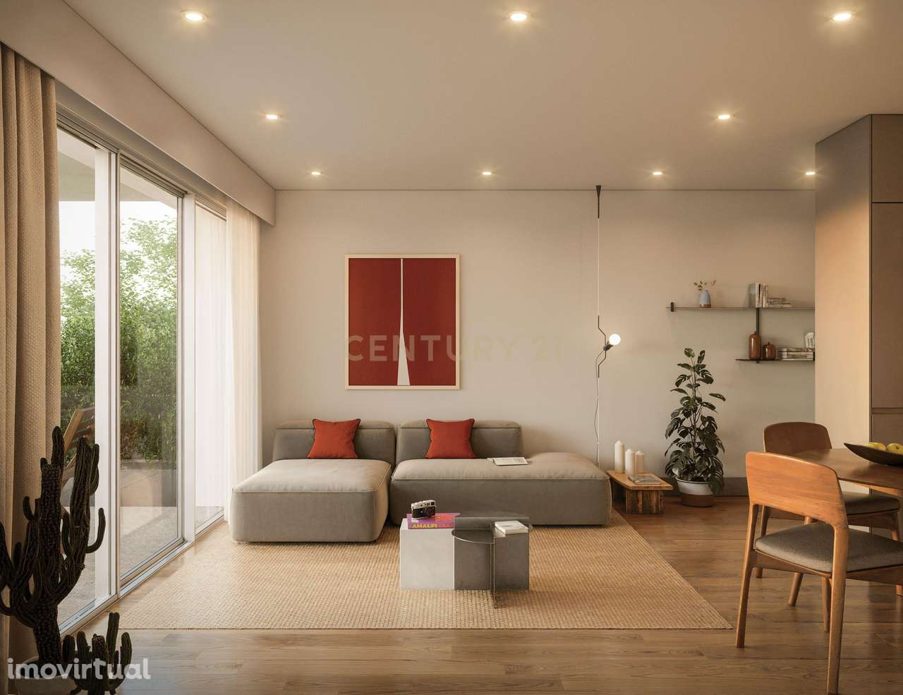 Gião Park – T1 NOVO com elevador, varanda, garagem e arrumos - Grande imagem: 2/16