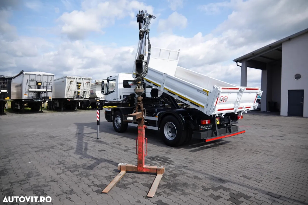 Mercedes-Benz ATEGO 1627 / 4X2 / BASCULĂ 3 LATERALE + HDS HIAB 099 BS-2 / PILOT / ROTATOR / FURCĂ / ANVELOPE 100% / IMPORTAT - 2