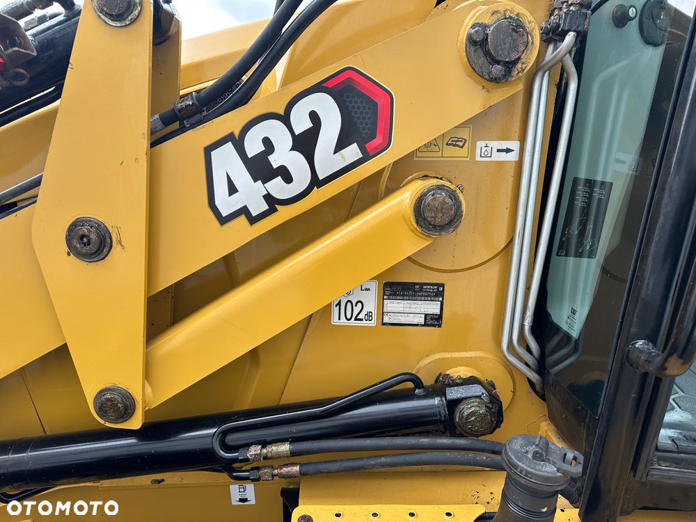 Caterpillar Cat 432F ll podwójna klima 428 jcb - 15