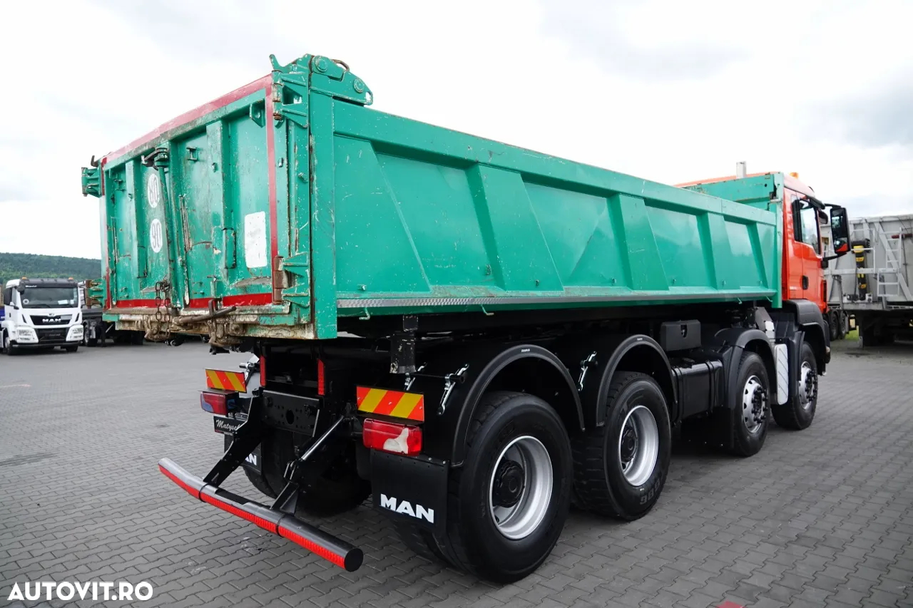 MAN TGS 35.400 / 8X4 / BASCULĂ 2 LATURĂ / HYDROBURT / BORDMATIC / EURO 5 - 12