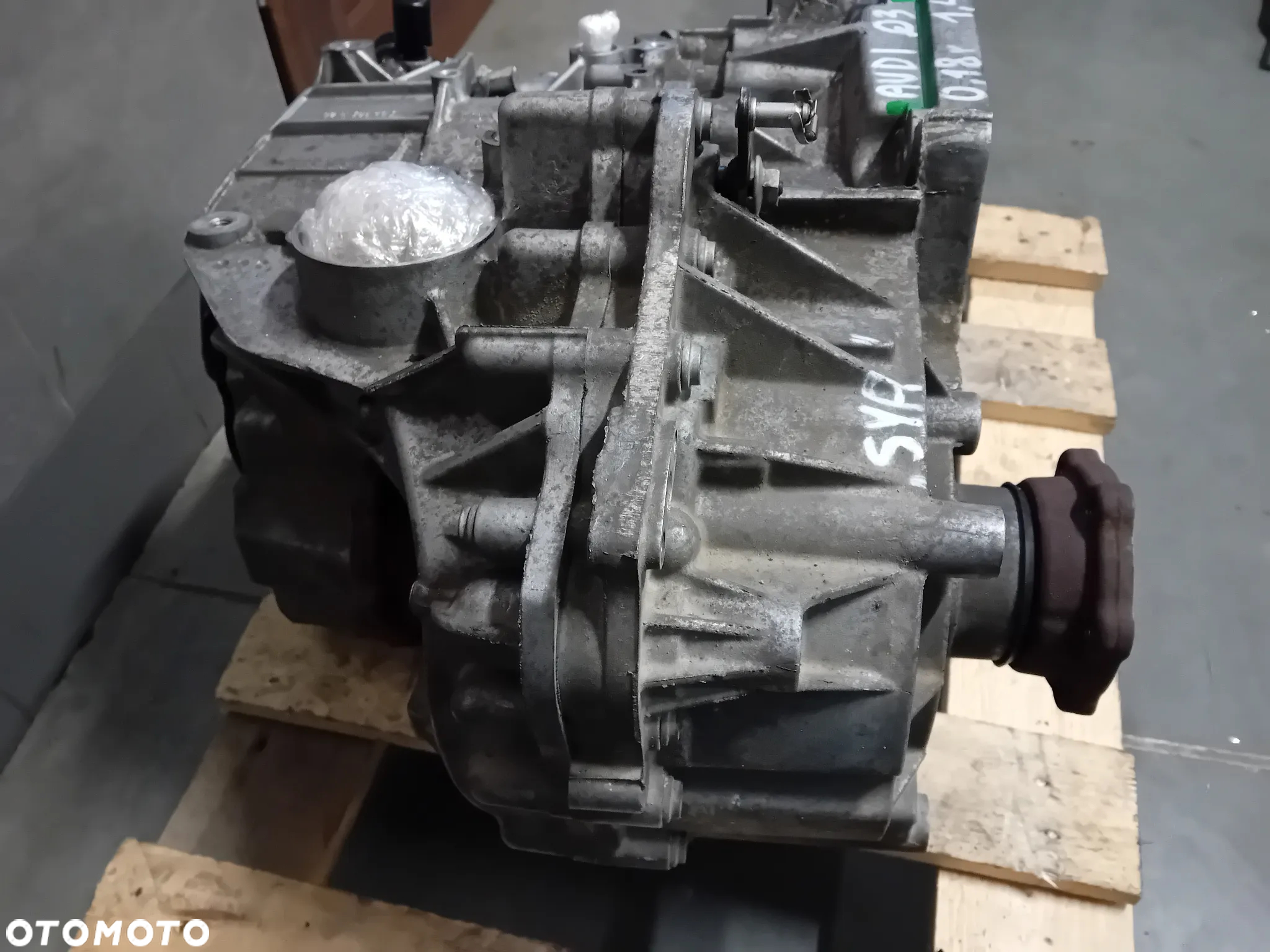 skrzynia biegów automat 1.4 TFSI SYA Audi Q3 2018 41 przebieg 41 tys km uszkodzony uchwyt - 4